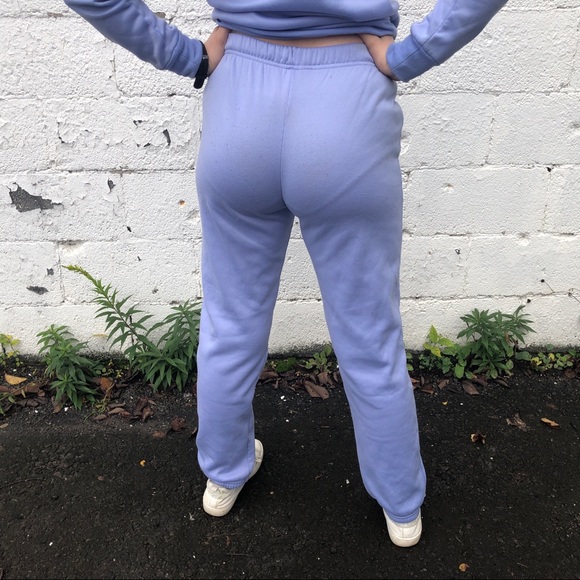 Periwinkle-Blue Hoodie + Sweatpants Set - Picture 7 of 7